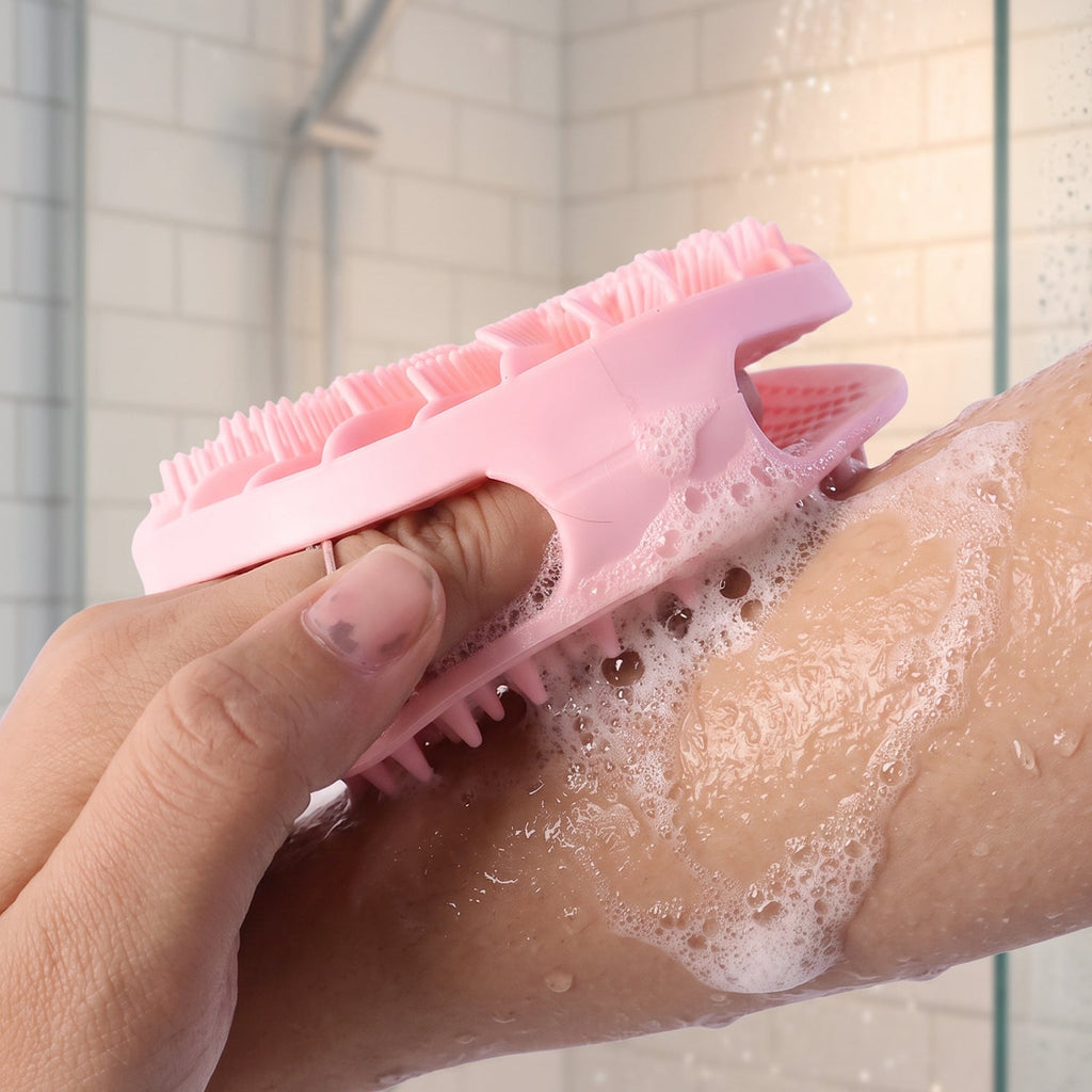 Body bath scrubber back brush - image 3