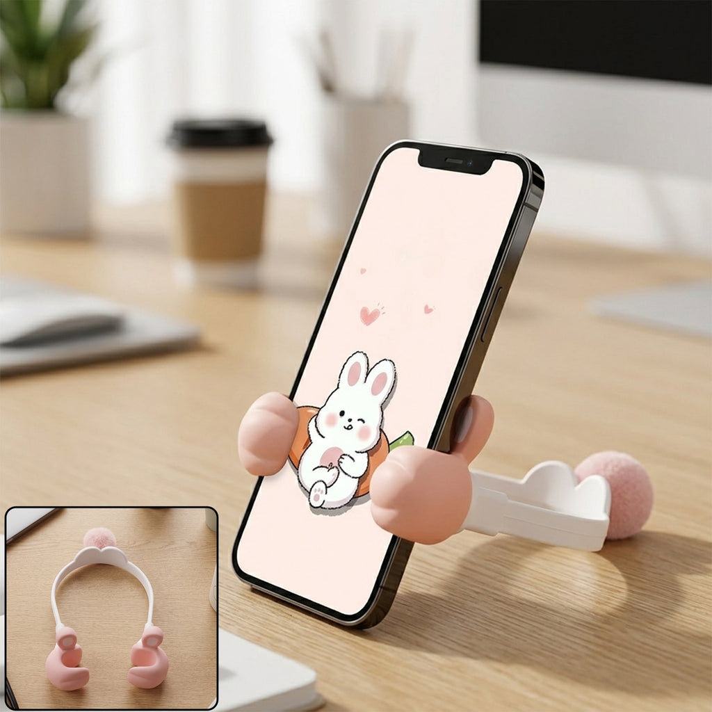 Flexible bunny phone holder - image 1