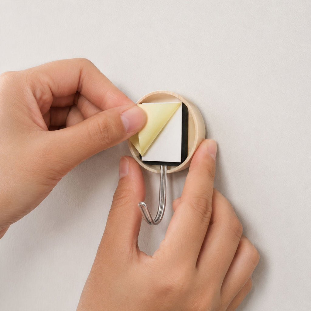 Strong sticky wooden finish hangers