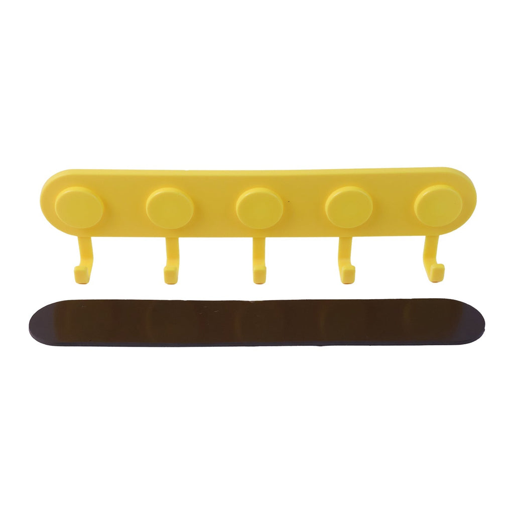 No-drill adhesive wall hook hanger detail