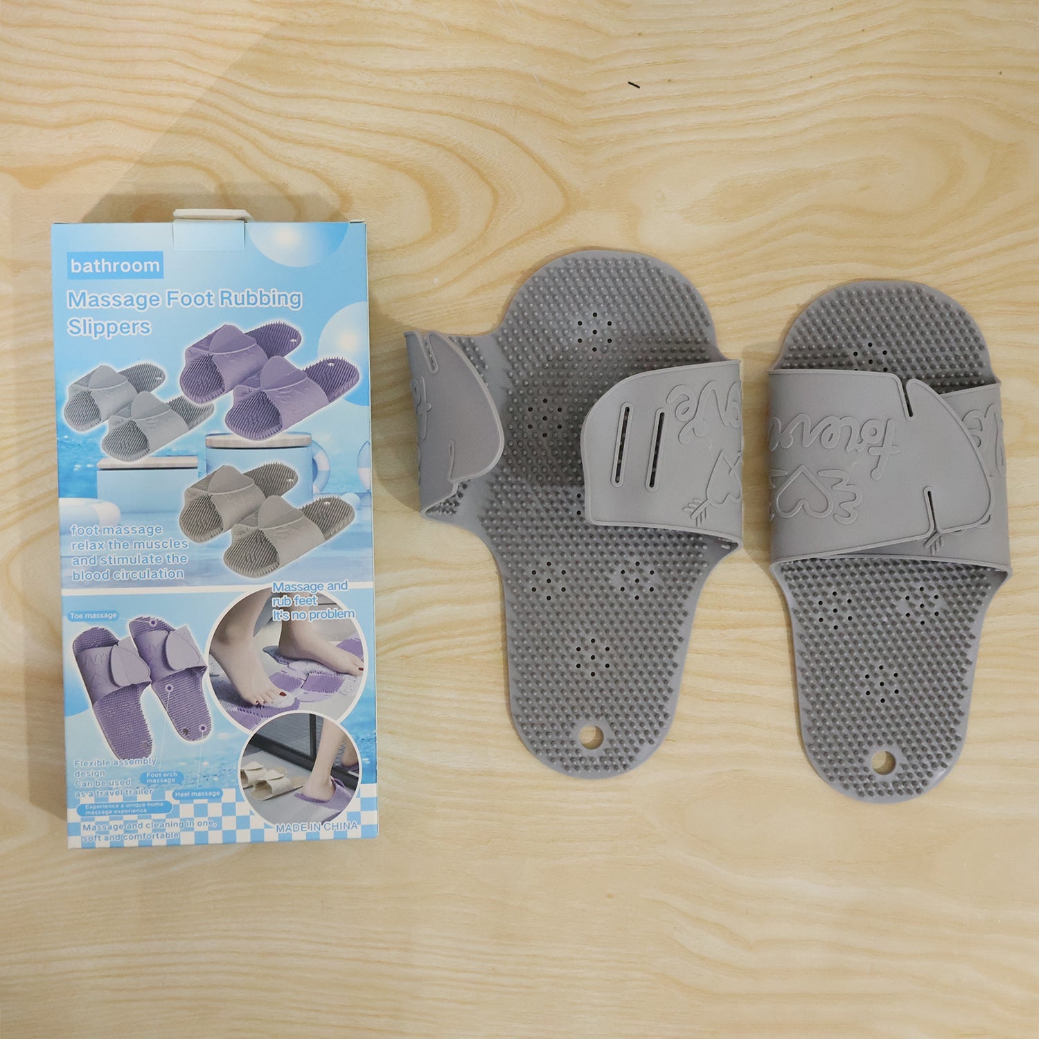 Massage bath slippers one pair - image 9