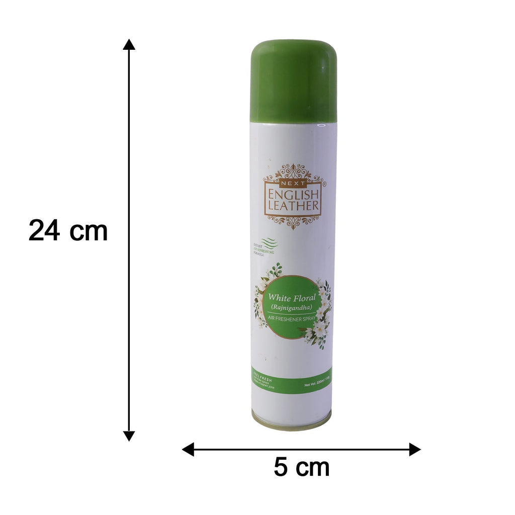 220ml size white floral freshener spray