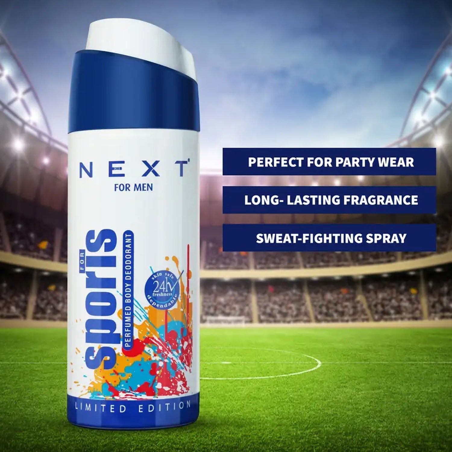 Sport deodorant fragrance spray for men