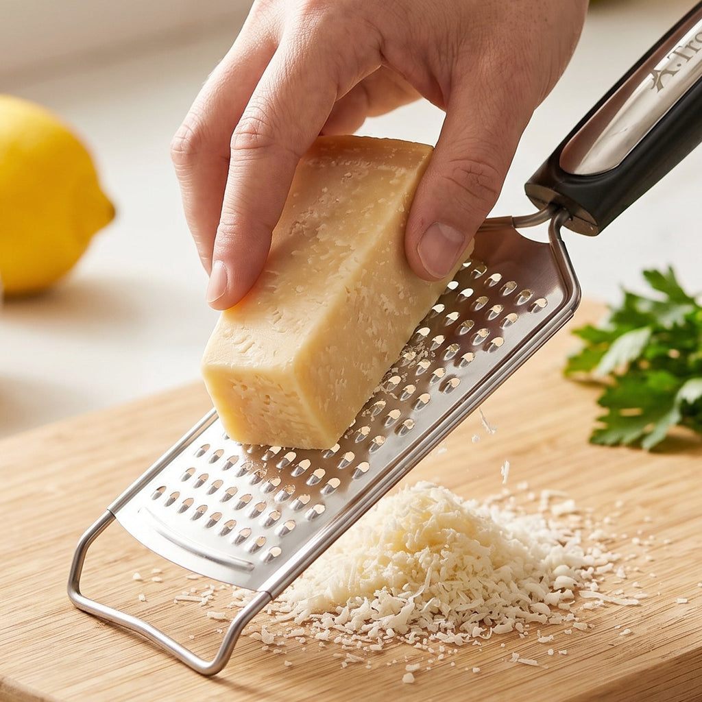 Daily kitchen use of stainless steel grater