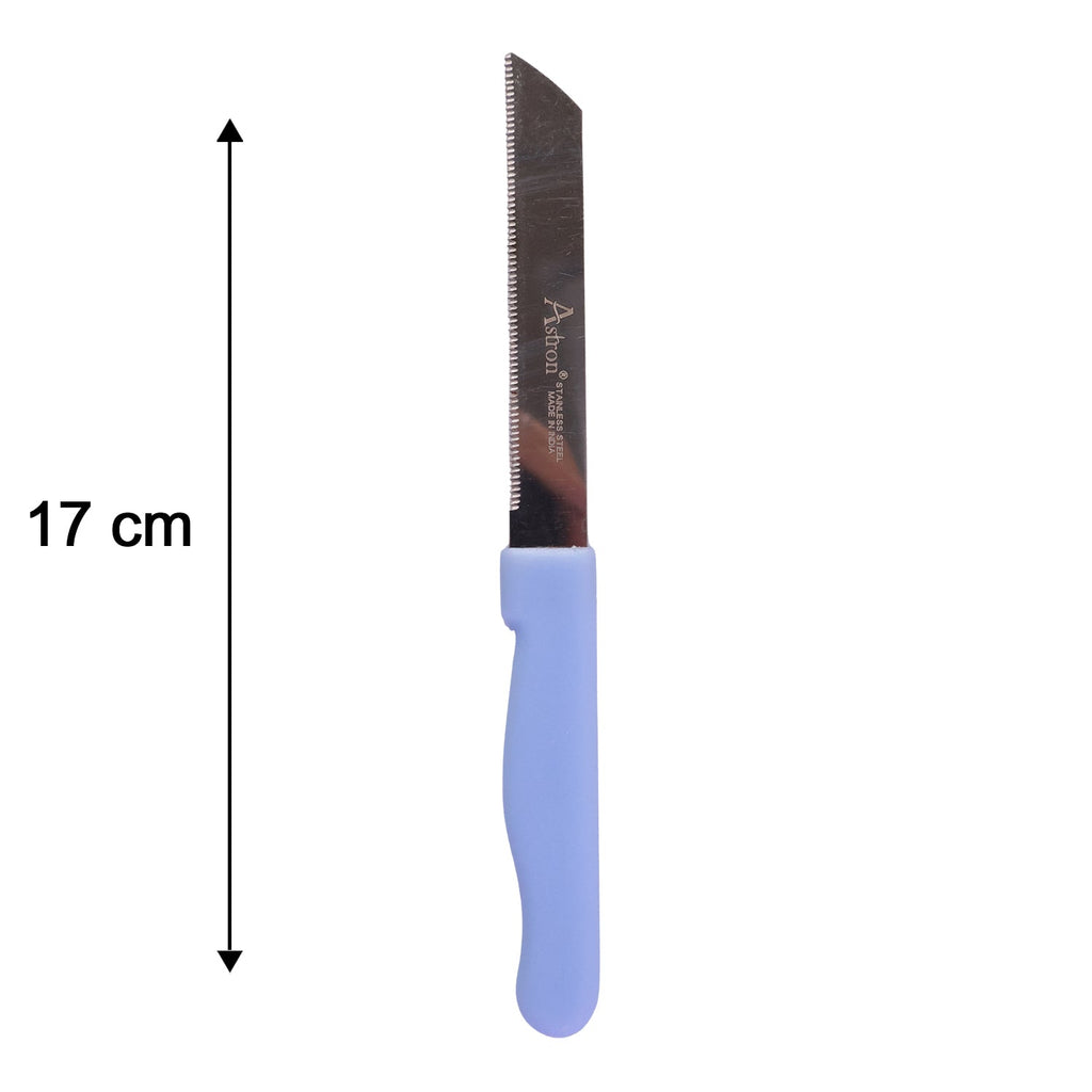 Knife set size guide with dimensions