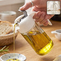 Glass auto open close oil dispenser bottle - image 1