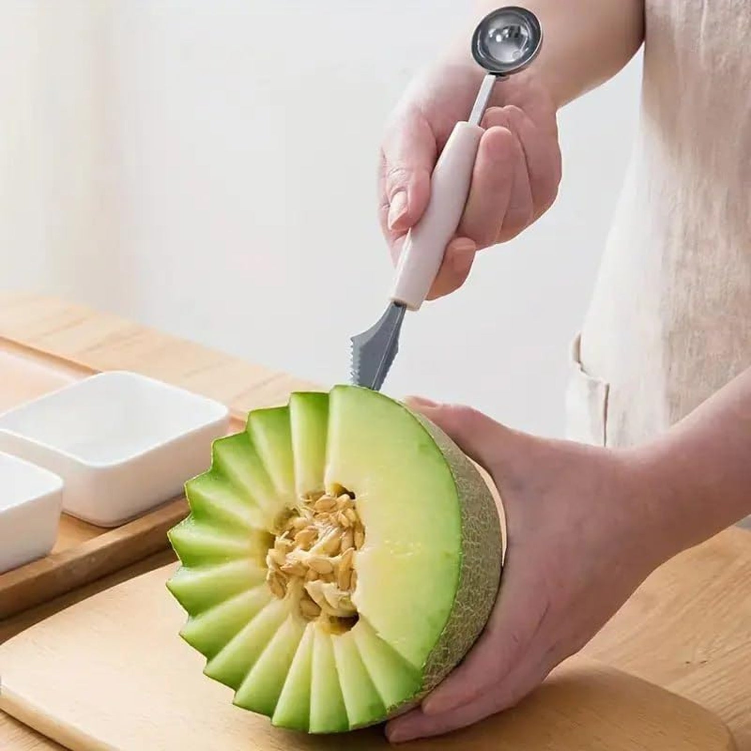 Fruit carving tool size details