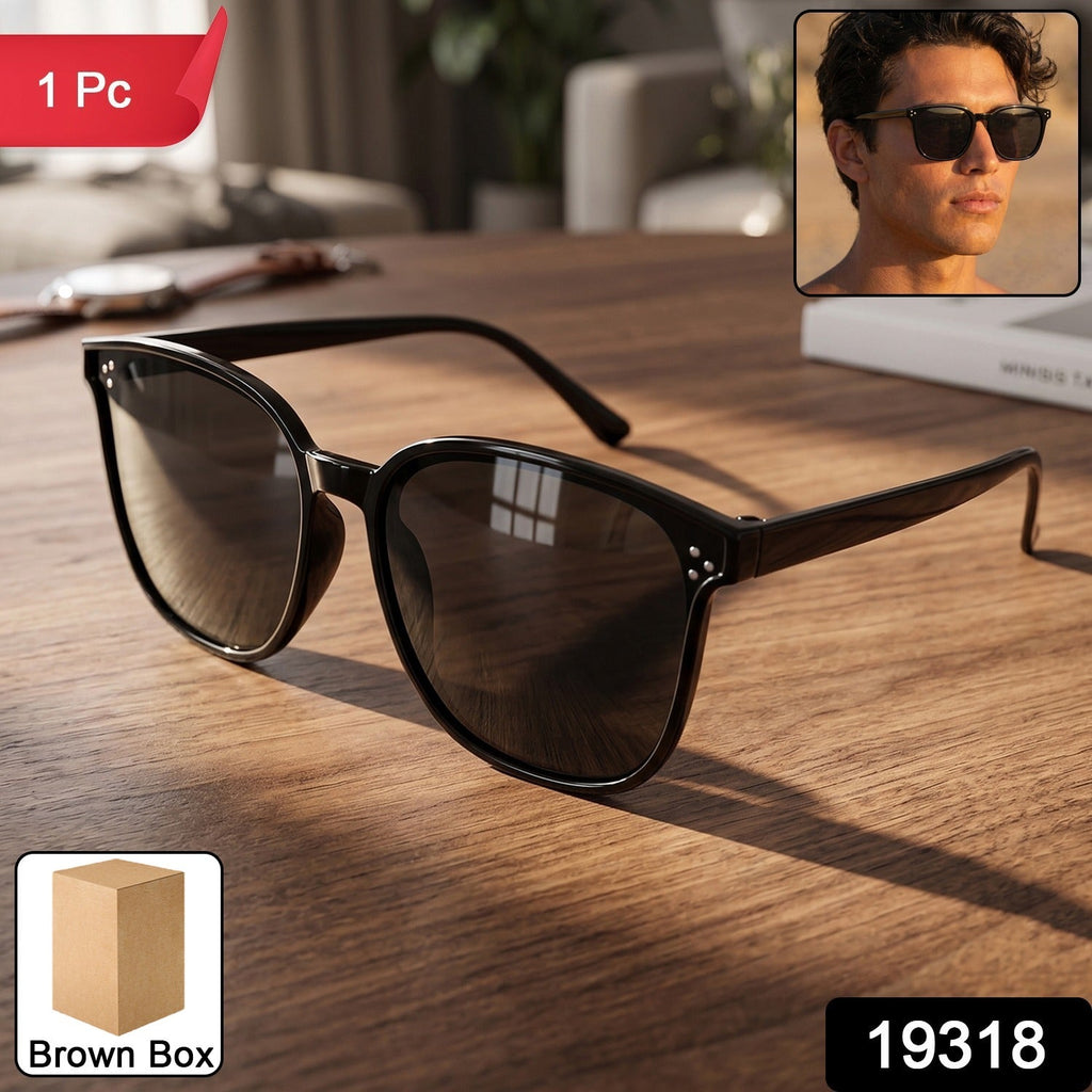 Pack of stylish black sunglasses with UV tinted lenses