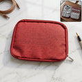 Multi zip pouch organizer travel