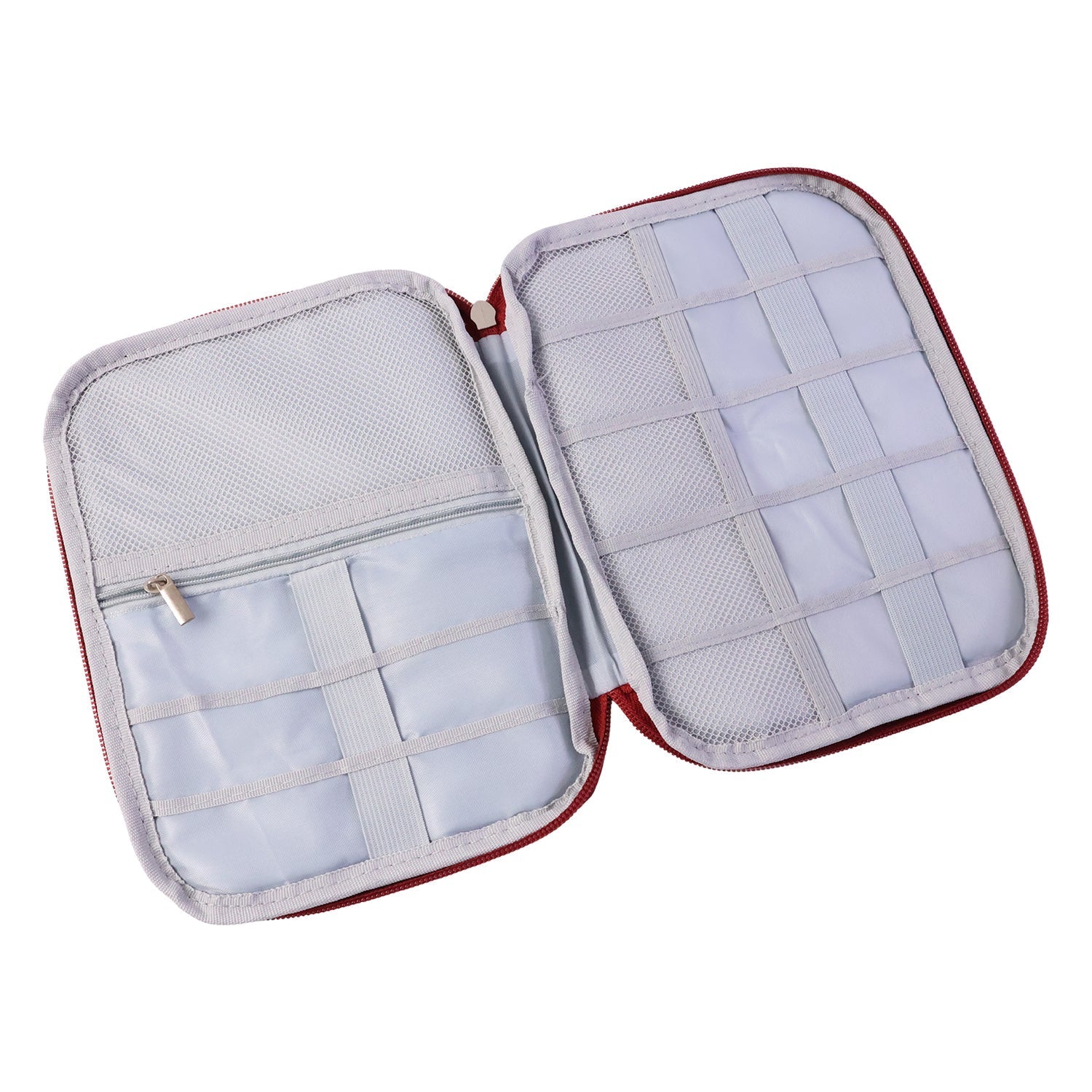 Zip pouch white bg