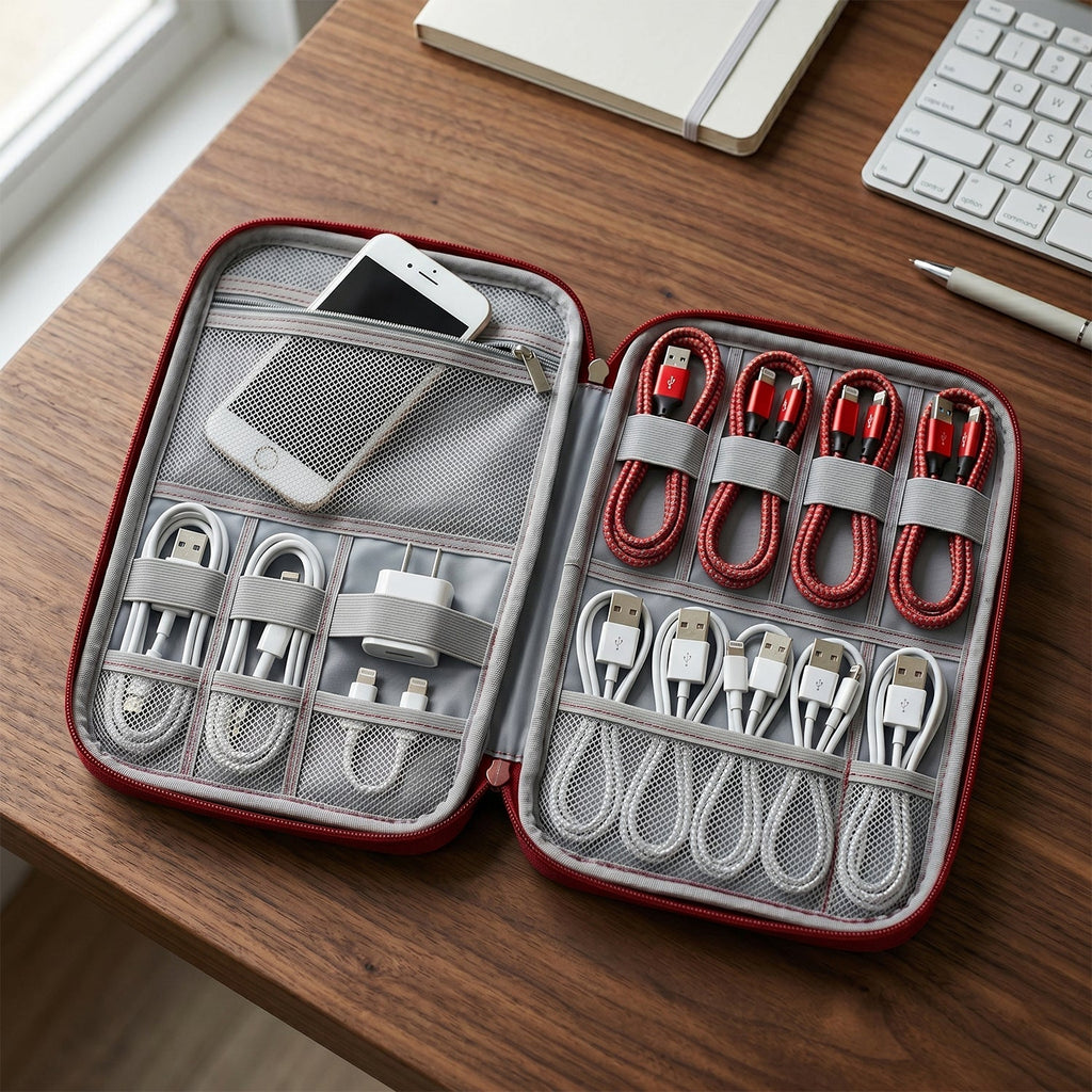 Zip pouch travel storage use