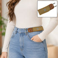 Women's Buckle Less Elastic Invisible Stretch Waist Belt for Jeans (1 Pc)