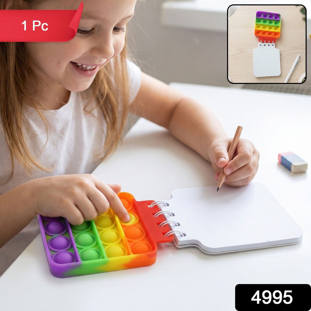 Pop it fidget notebook kids
