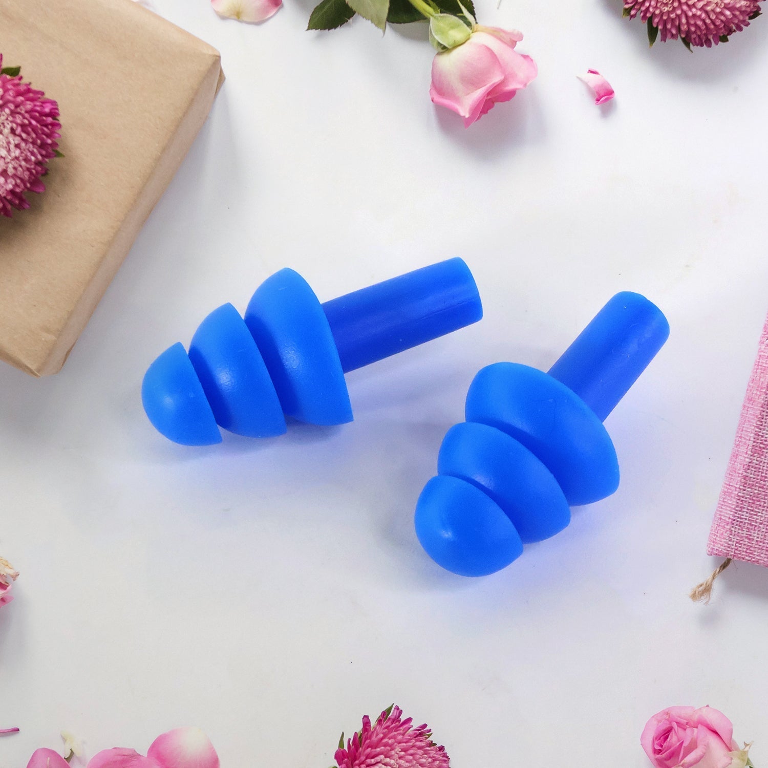 Men Swimming Ear Plugs Reusable Waterproof Silicone for Swimming (2 Pc)