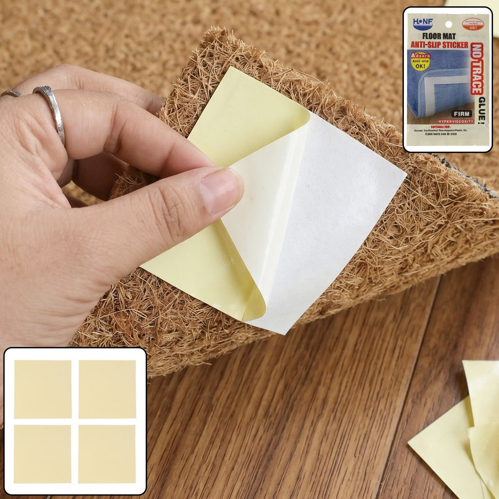 Reusable anti slip mat grippers to hold rugs and mats in place