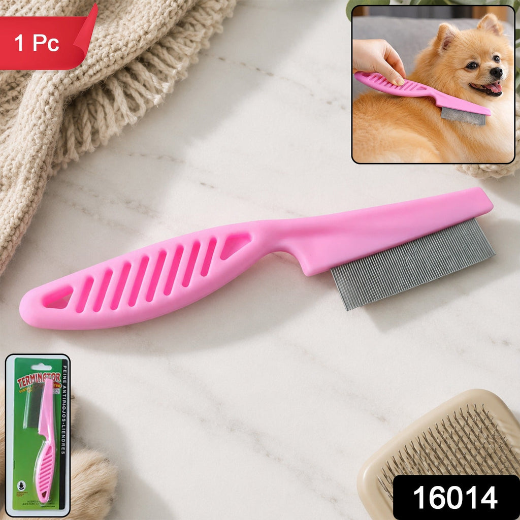 Dog Hair Remover Comb Pet Grooming Shedding Tool Fur Cleaning Brush (1 Pc)