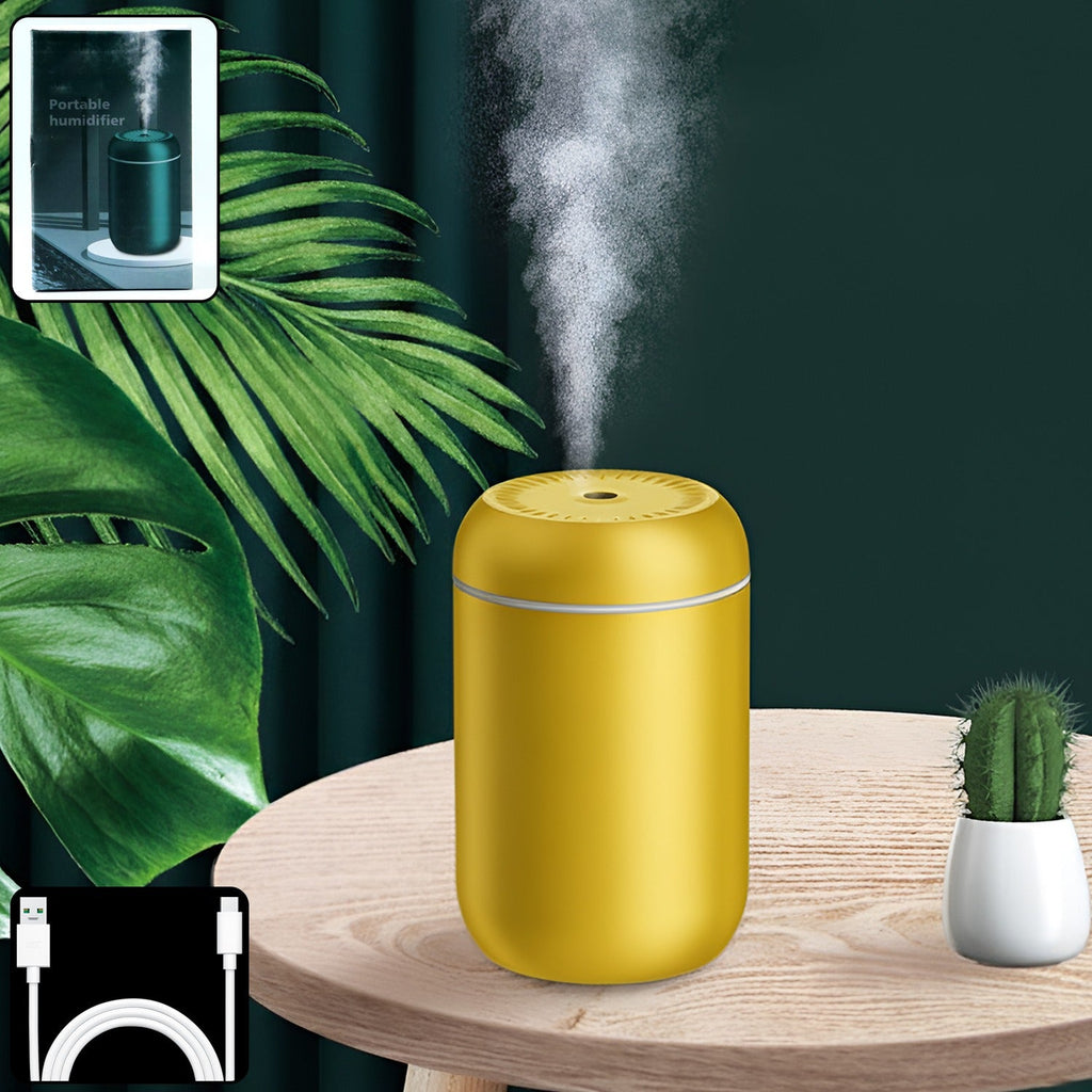 Portable USB mini air humidifier for home and office use