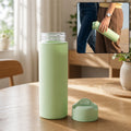 400ml glass travel water bottle