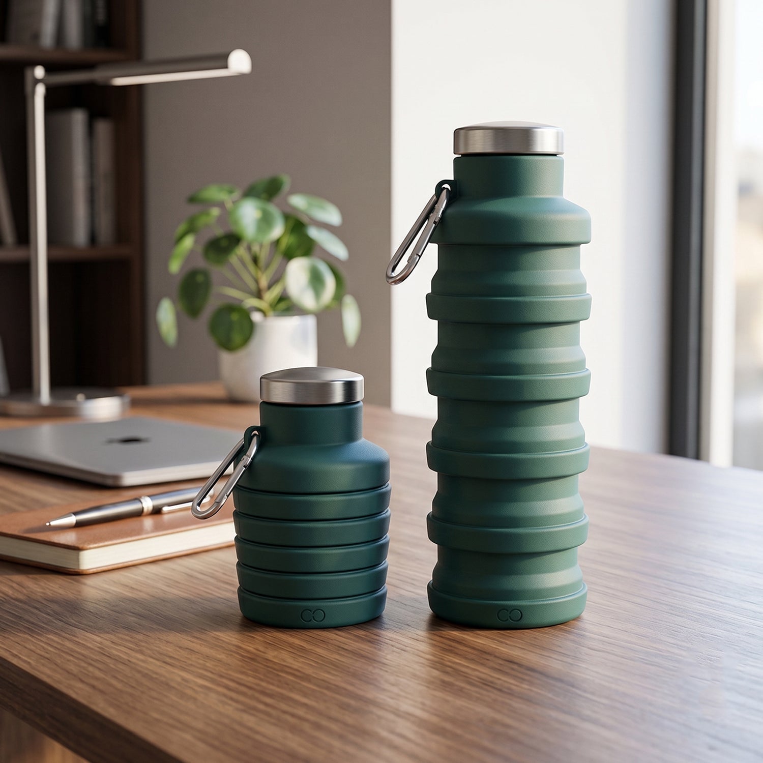 500ml collapsible water bottle on a clean white background