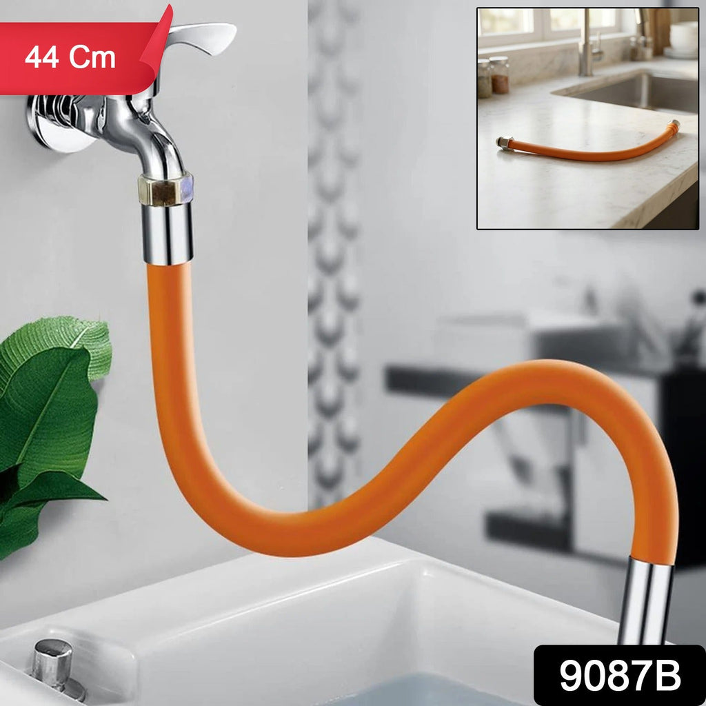 Silicone faucet extension hose for plumbing needs