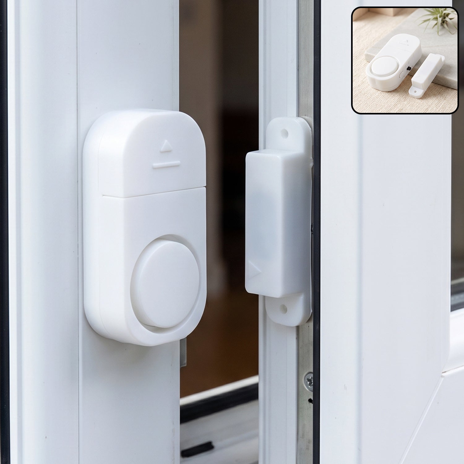 Magnetic door and window security alarm for home safety