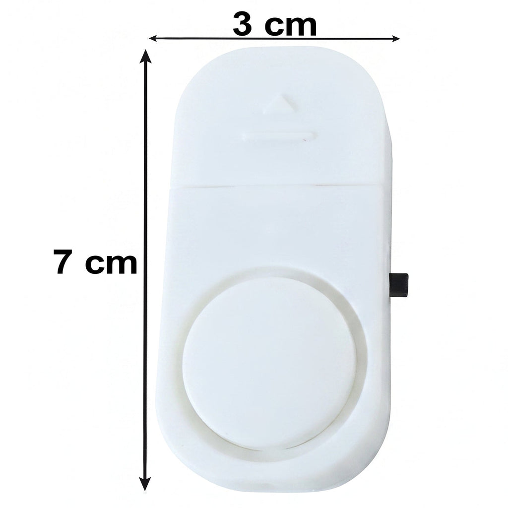 Magnetic door alarm size details