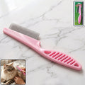 Pet dog grooming comb for shedding and fur cleaning