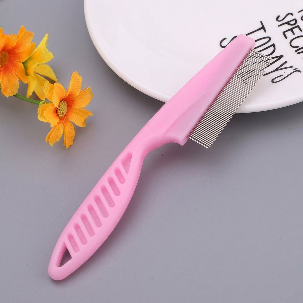 Dog Hair Remover Comb Pet Grooming Shedding Tool Fur Cleaning Brush (1 Pc)
