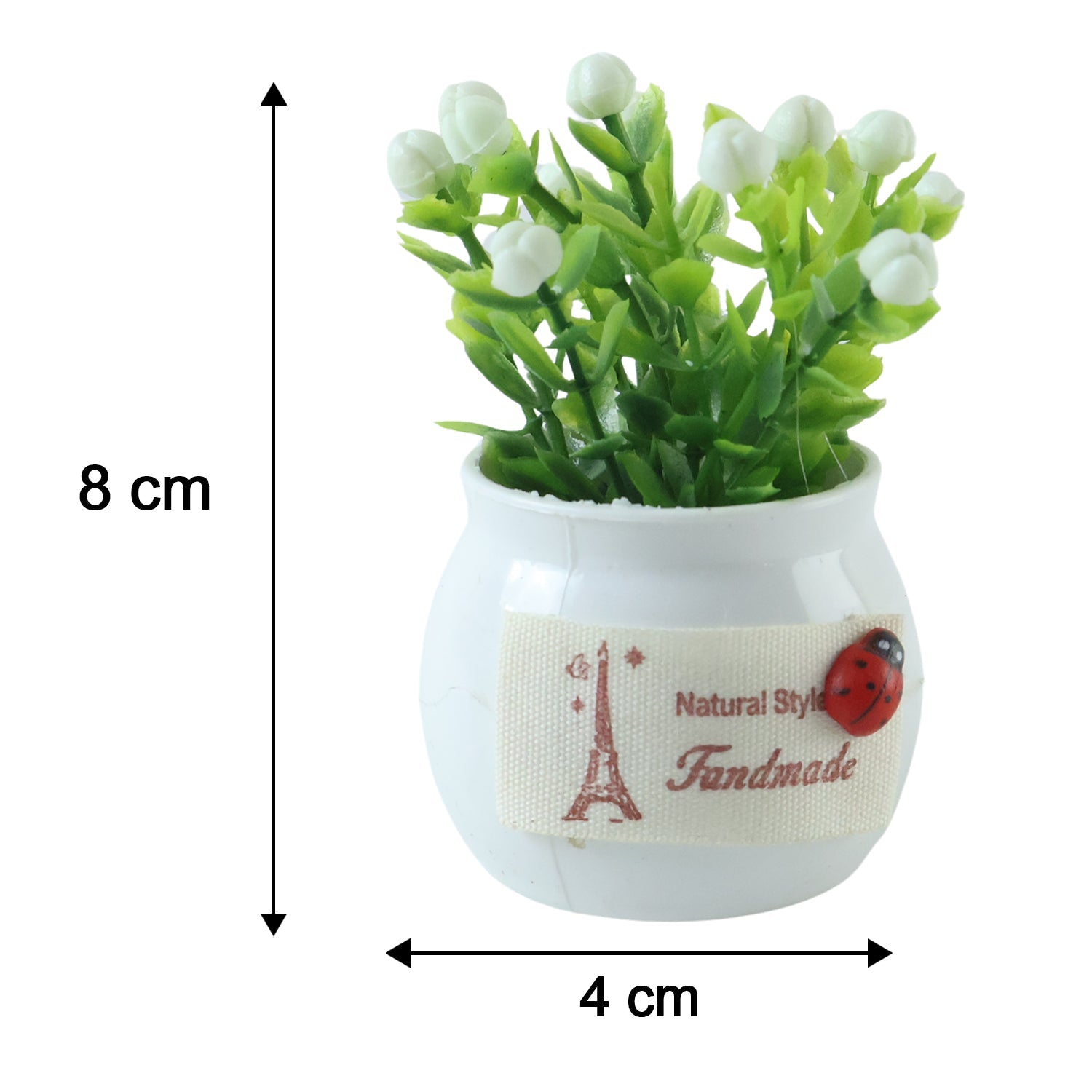 Artificial potted plant for indoor styling and gifting