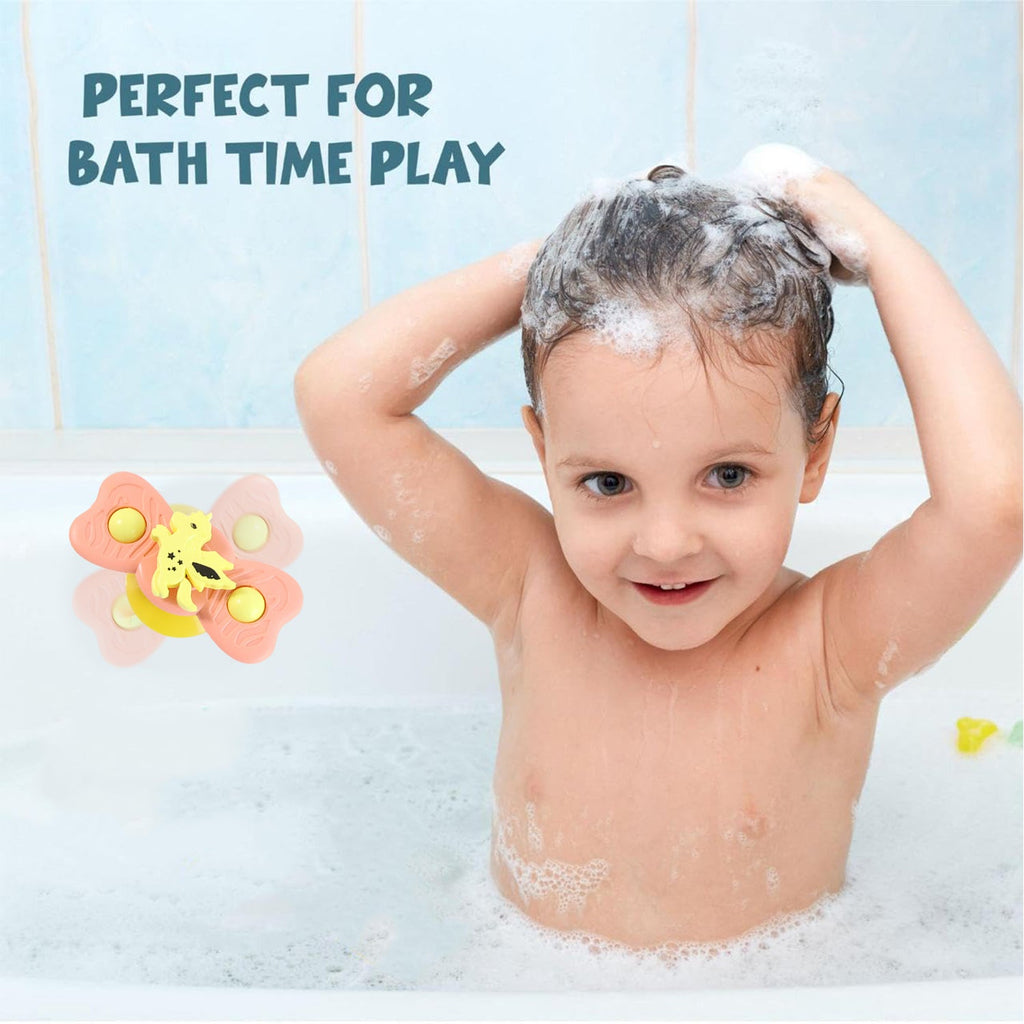 Safe, baby-friendly spinning toys designed for infant play
