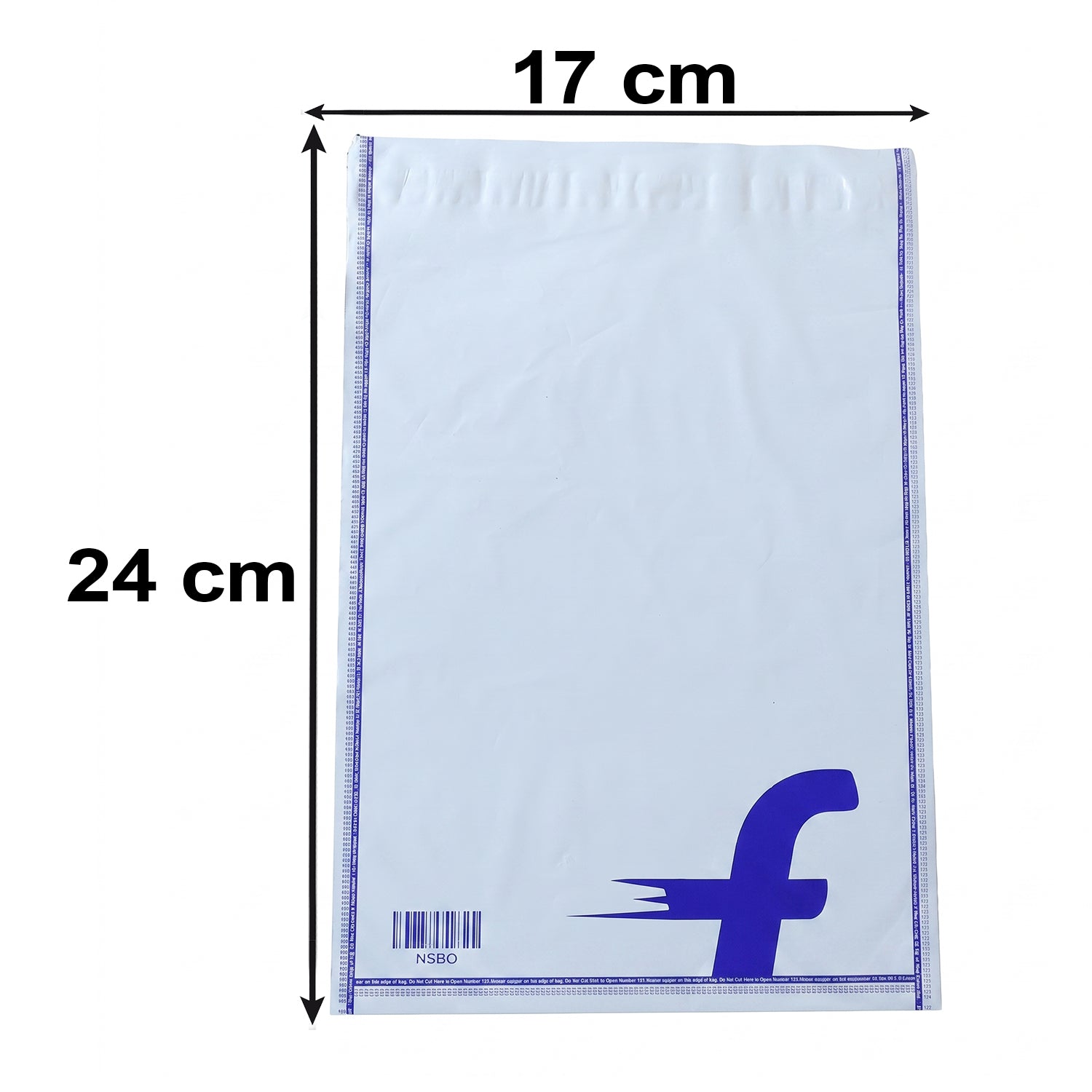Tear resistant courier bags with pocket for documents