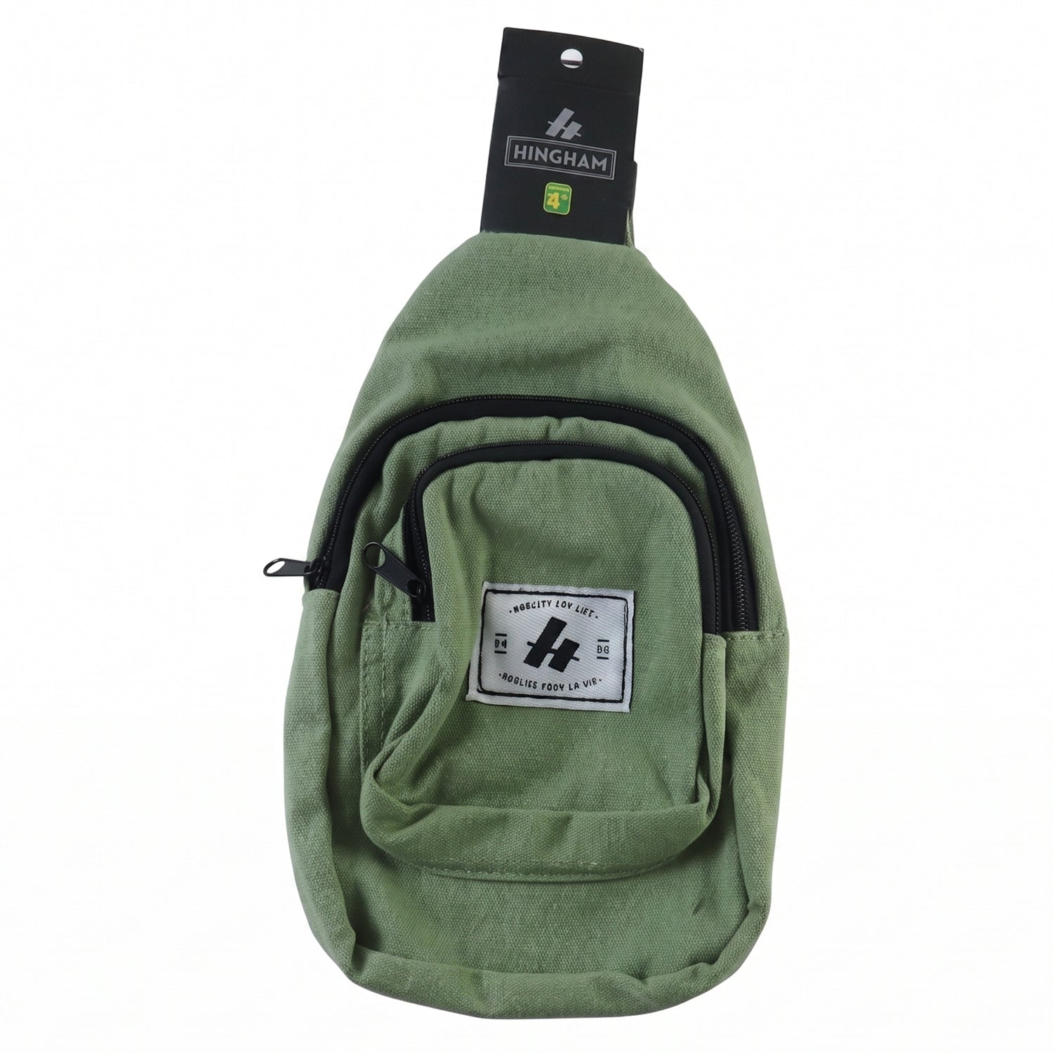 Kids Multi Pocket Sling Crossbody Chest Bag Canvas Bag for Little Boys Girls (1 Pc)