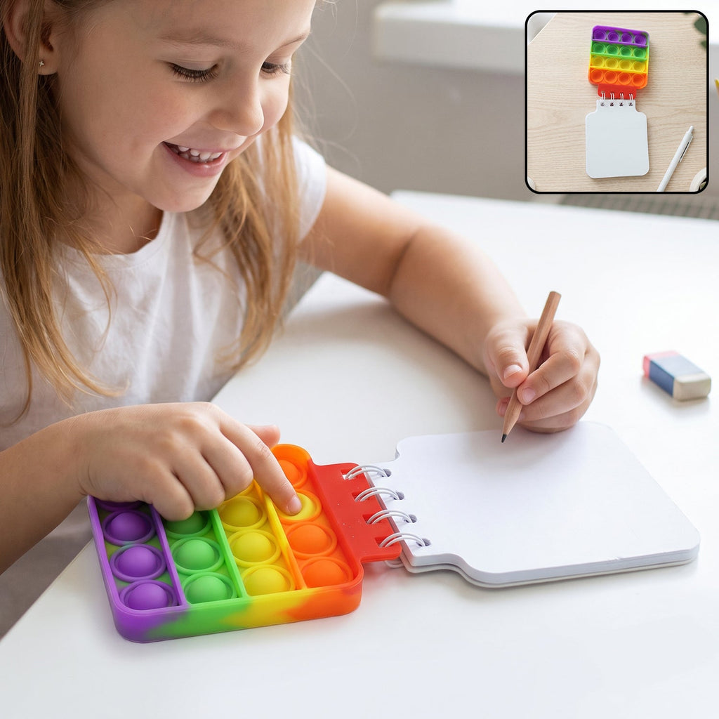 Mini square pop it diary