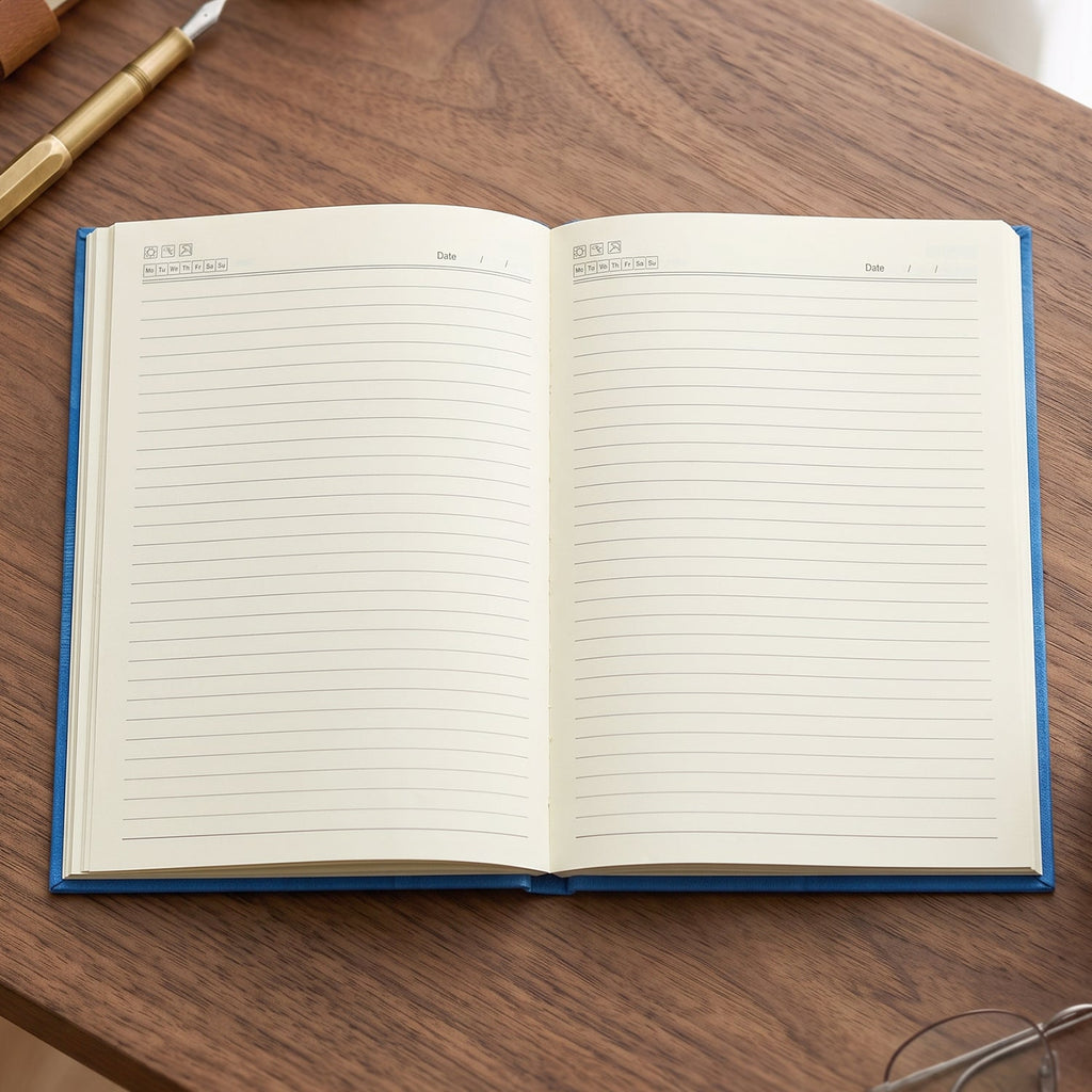 Hardbound Ruled Diary – Durable 100-Page Notebook 240x180mm