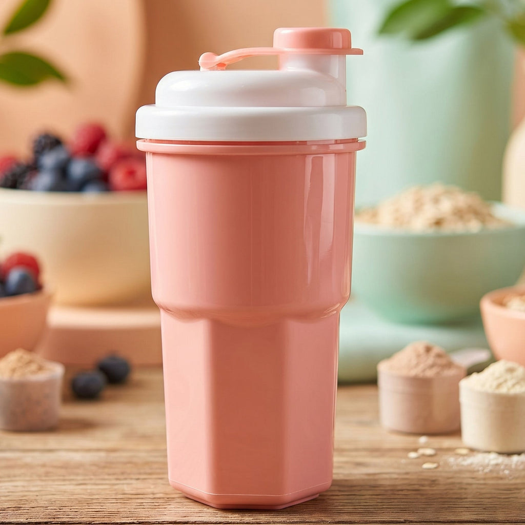 multipurpose protein shaker cup with wide mouth opening water bottle home & kitchen