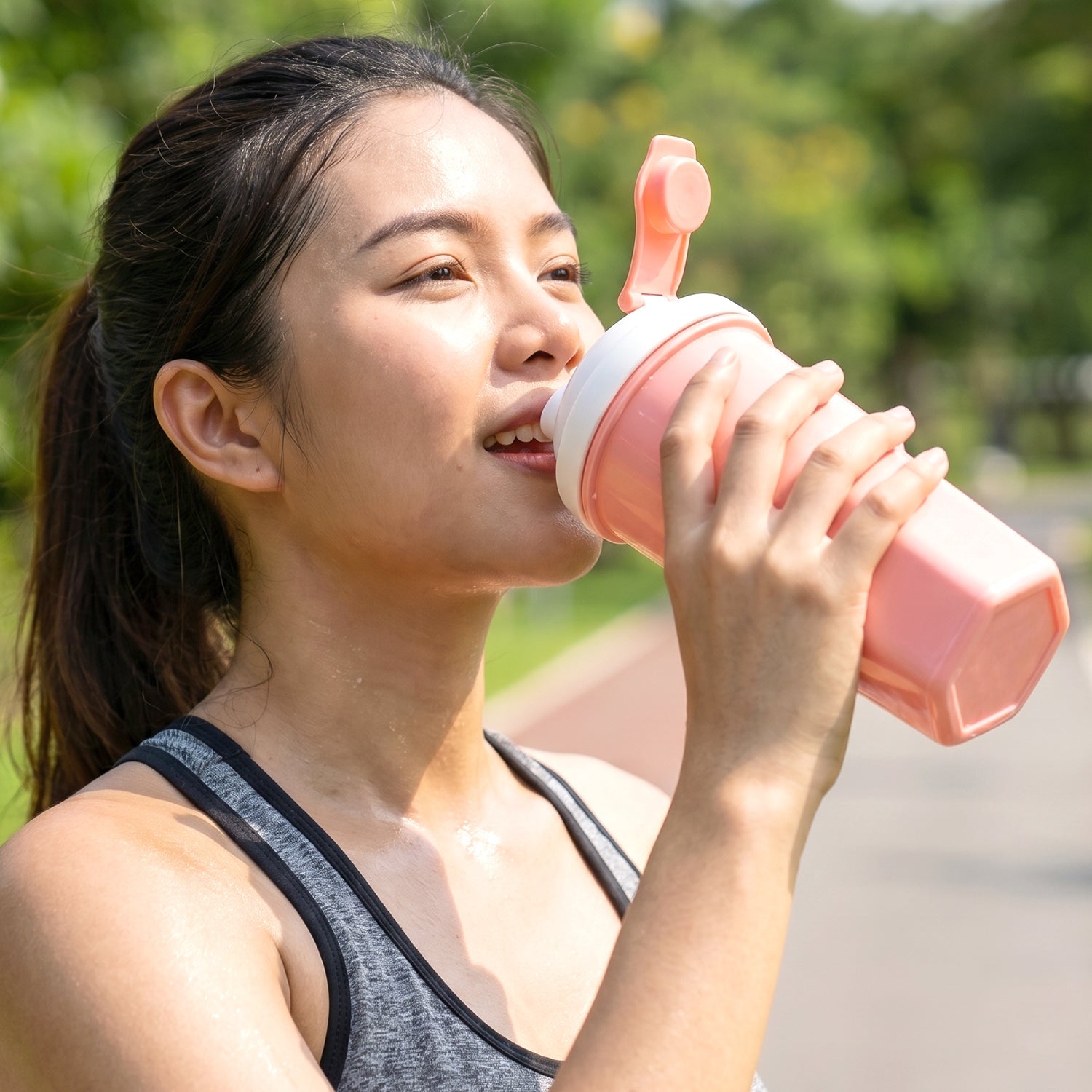 fitness shaker cup bottle with durable construction water bottle home & kitchen