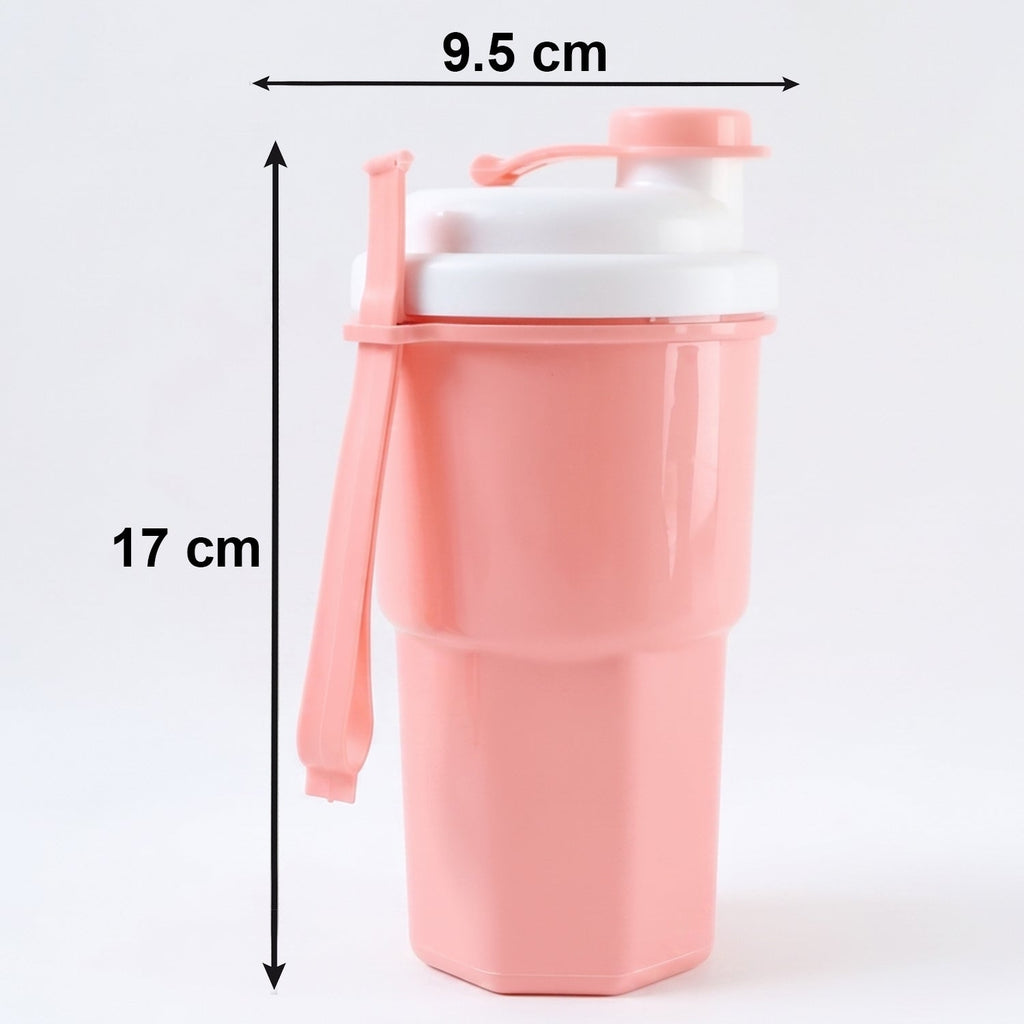 portable protein drink tumbler for gym and outdoor use water bottle home & kitchen