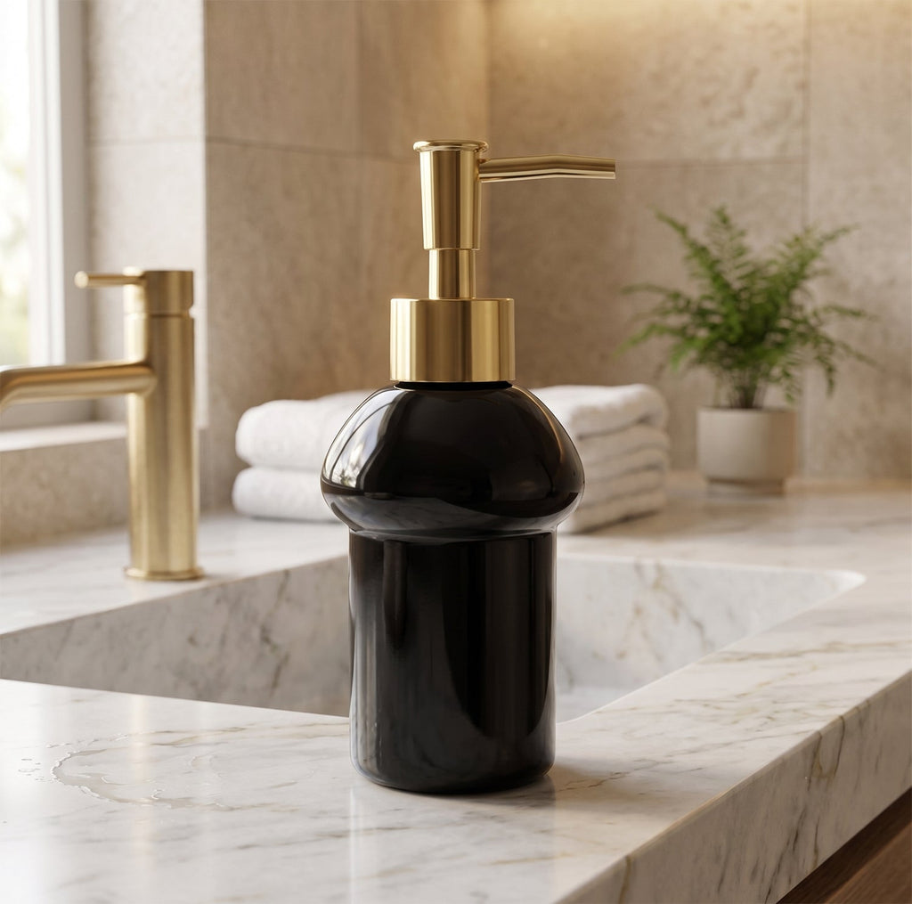 Refillable dispenser bottle for hand wash and dish soap