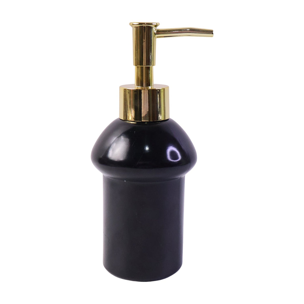 Reusable liquid soap bottle with press pump for sinks