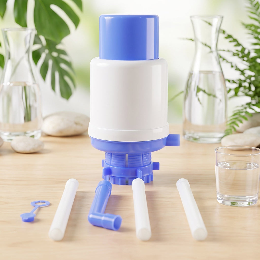 Hand press pump front view