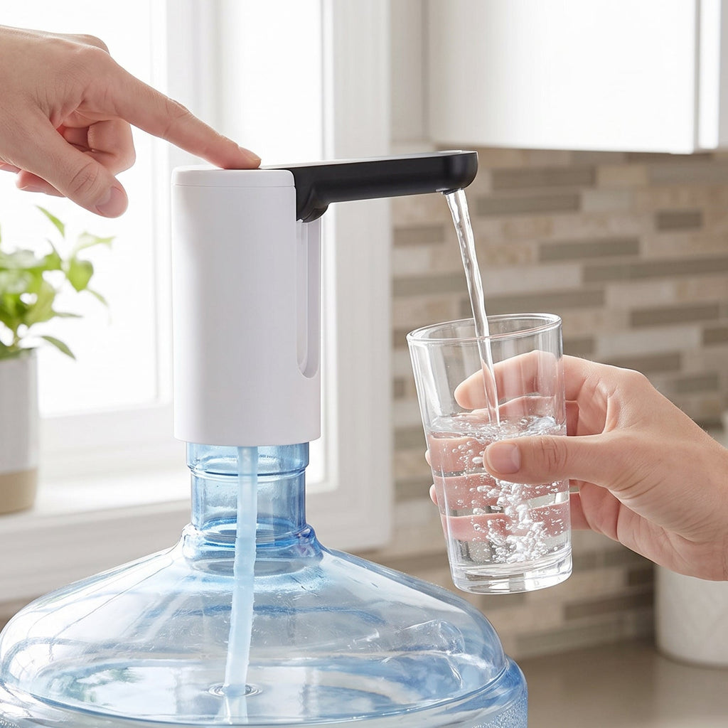 USB Rechargeable Electric Water Dispenser Pump with Remote (1 Pc)
