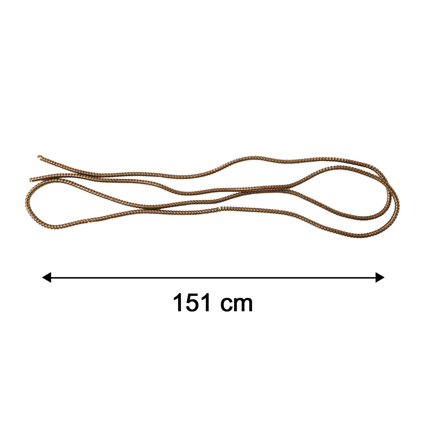 Spiral cable protector sleeve shown on a surface to illustrate its compact size.