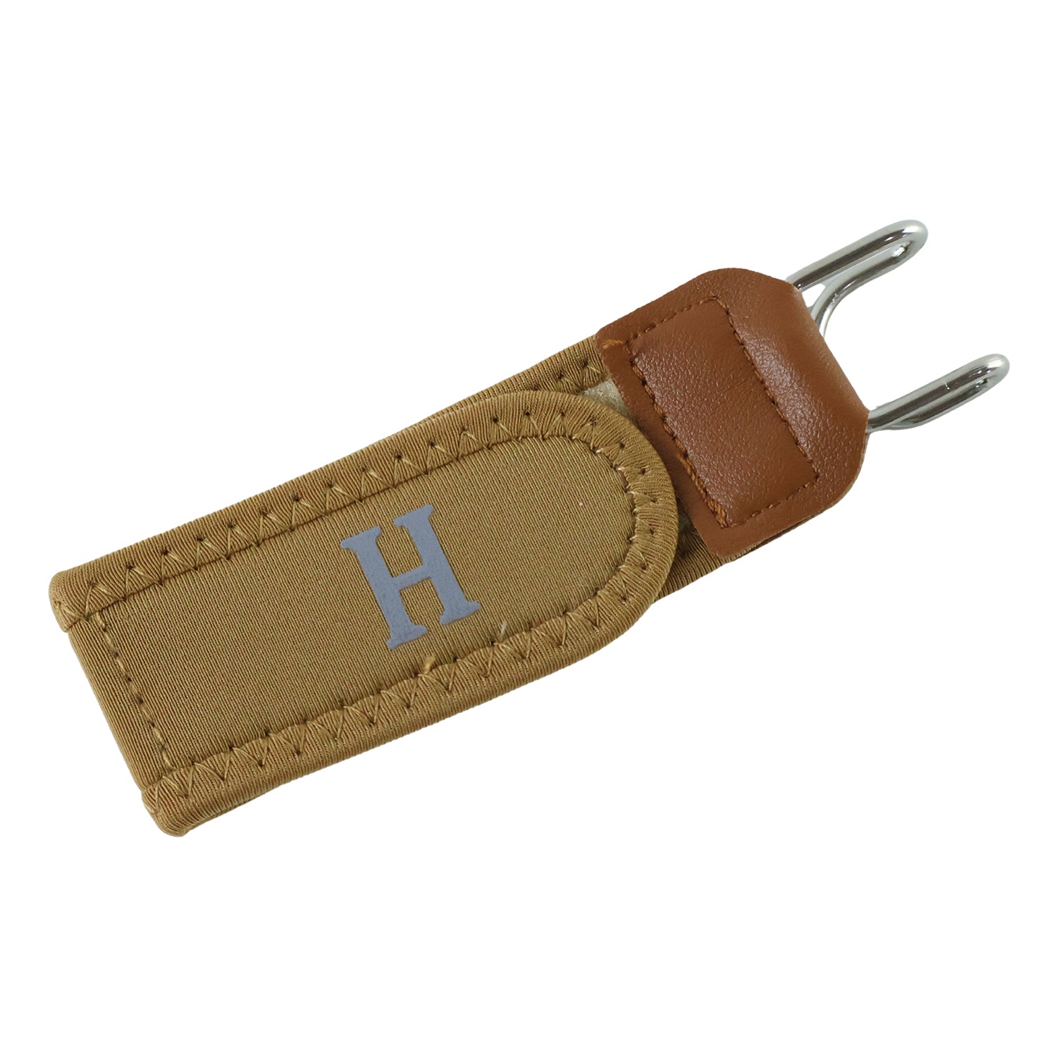 Women's stretch belt wearing view