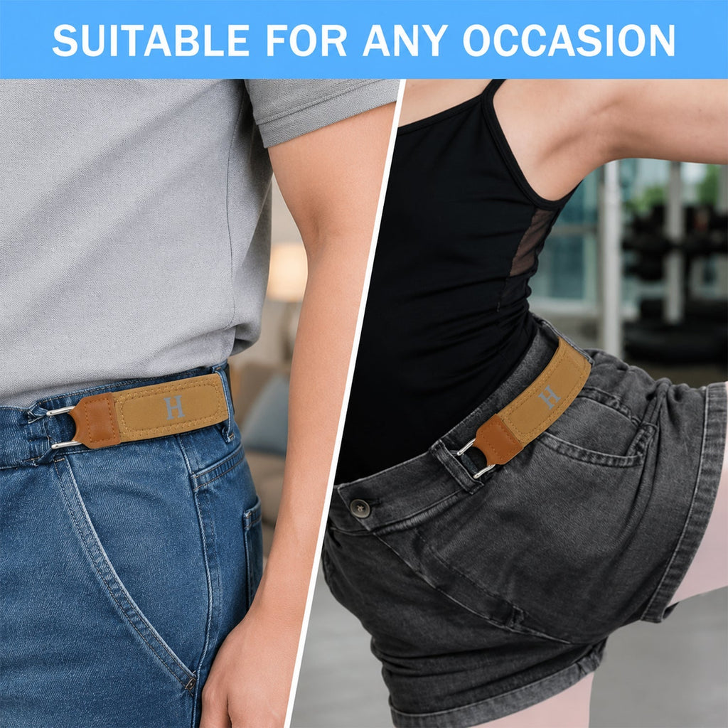 Women's elastic belt front view