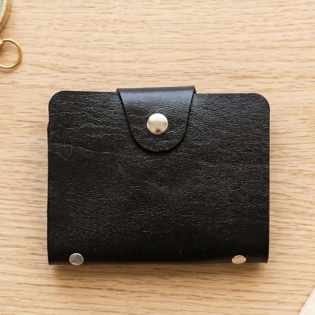 Business card organizer leather