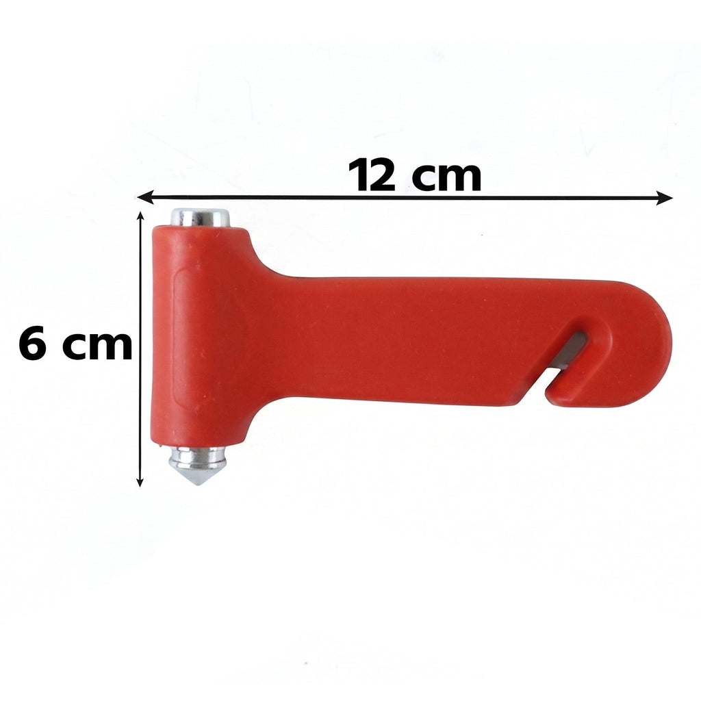 Compact car safety hammer for quick escape and rescue