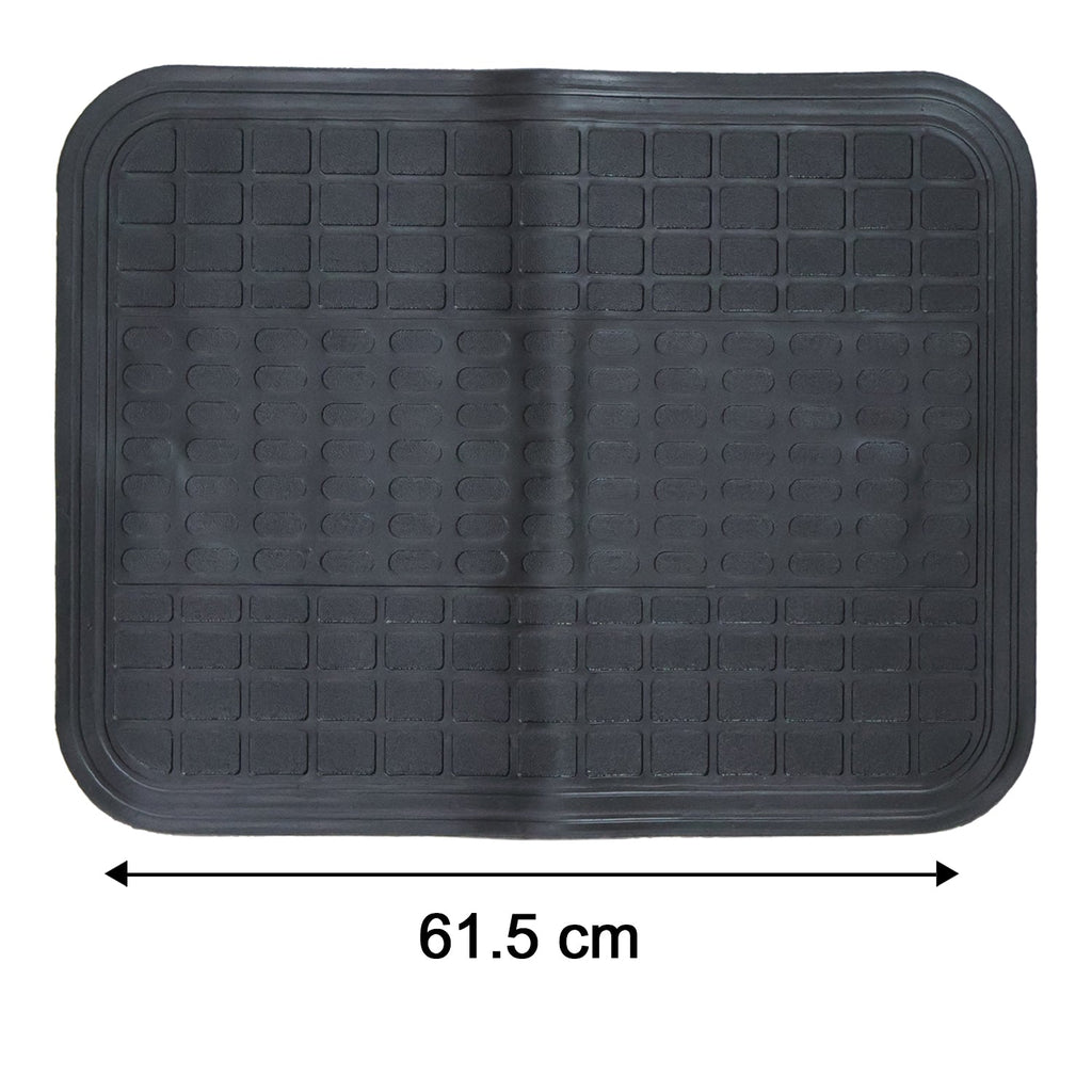 Close-up of textured anti-slip surface of waterproof car mats