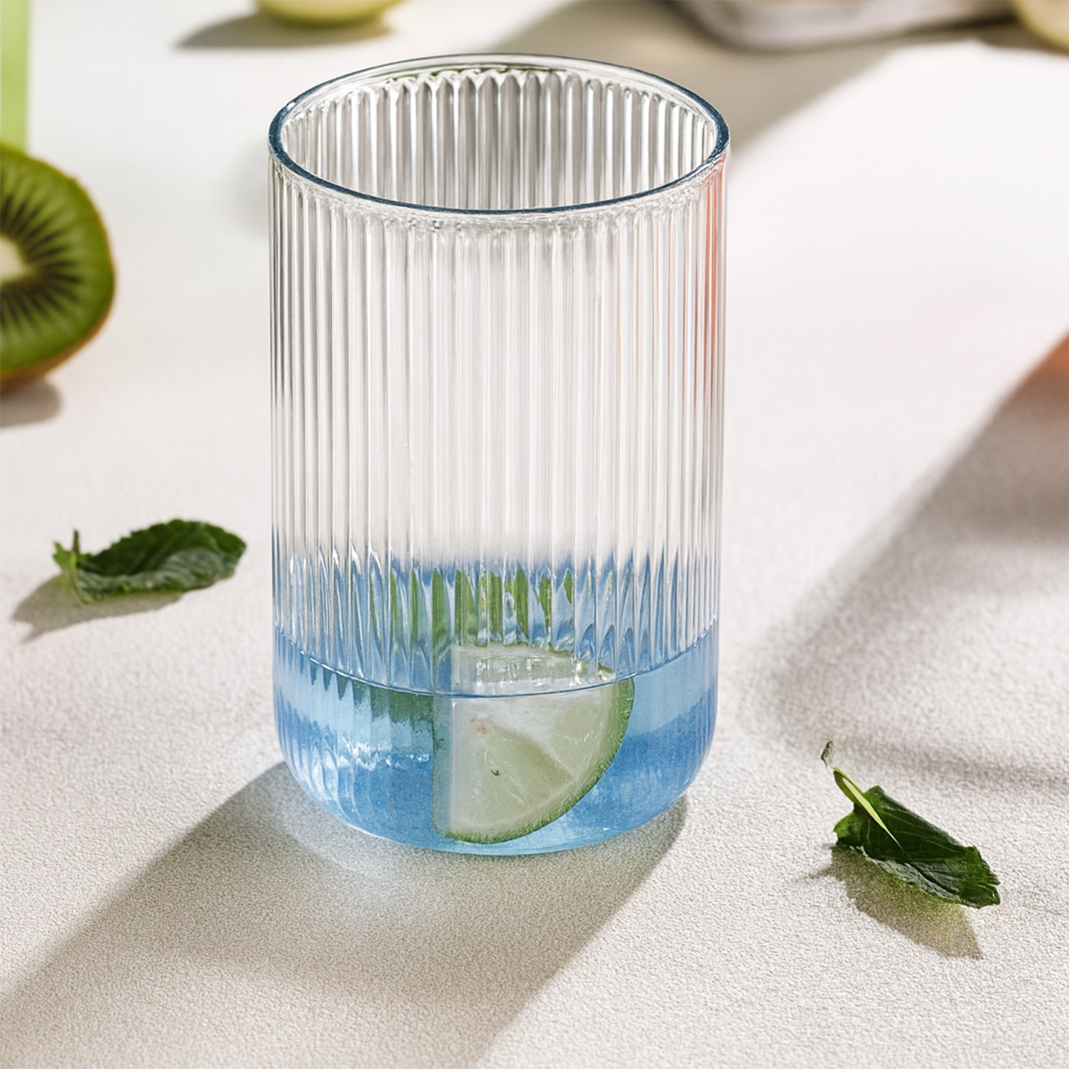Supermom Casa set of six plastic glasses placed on white surface