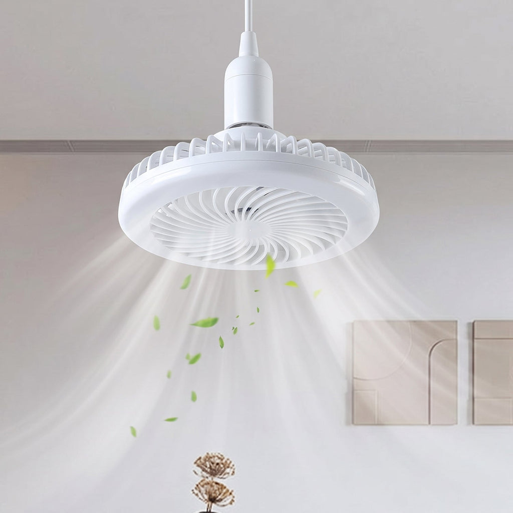 Space saving fan with light and remote for rooms and kitchens