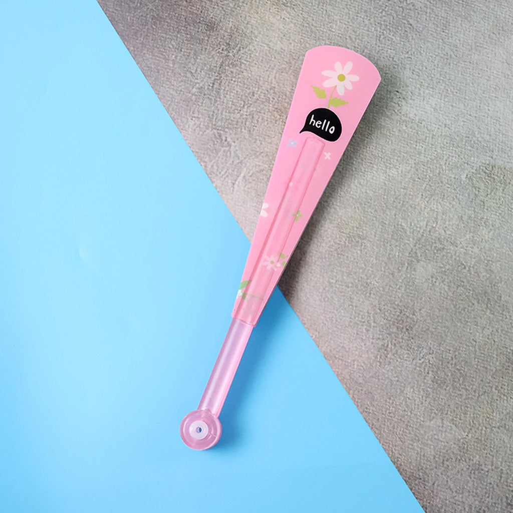 Stylish folding fan open, an accessory for weddings and functions